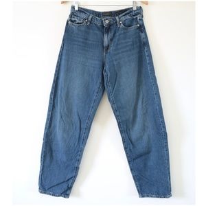 Banana Republic Premium Denim High-Rise Barrel Fit Jeans Size 26